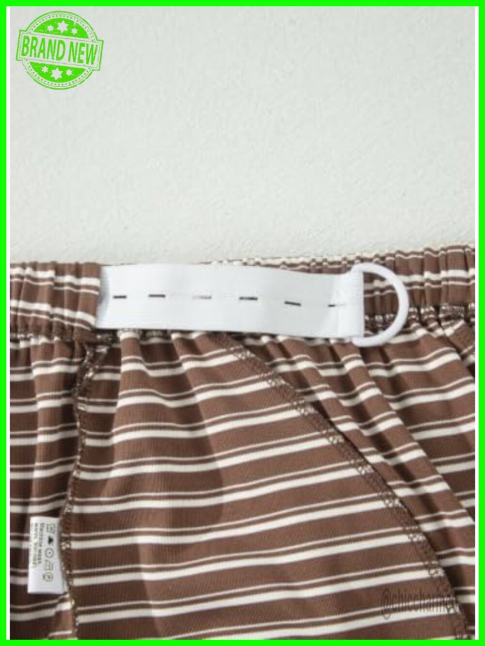 Maternity 2 Piece Lounge Set Striped Long Sleeve Sleepwear with Pockets - Picture 5 of 6